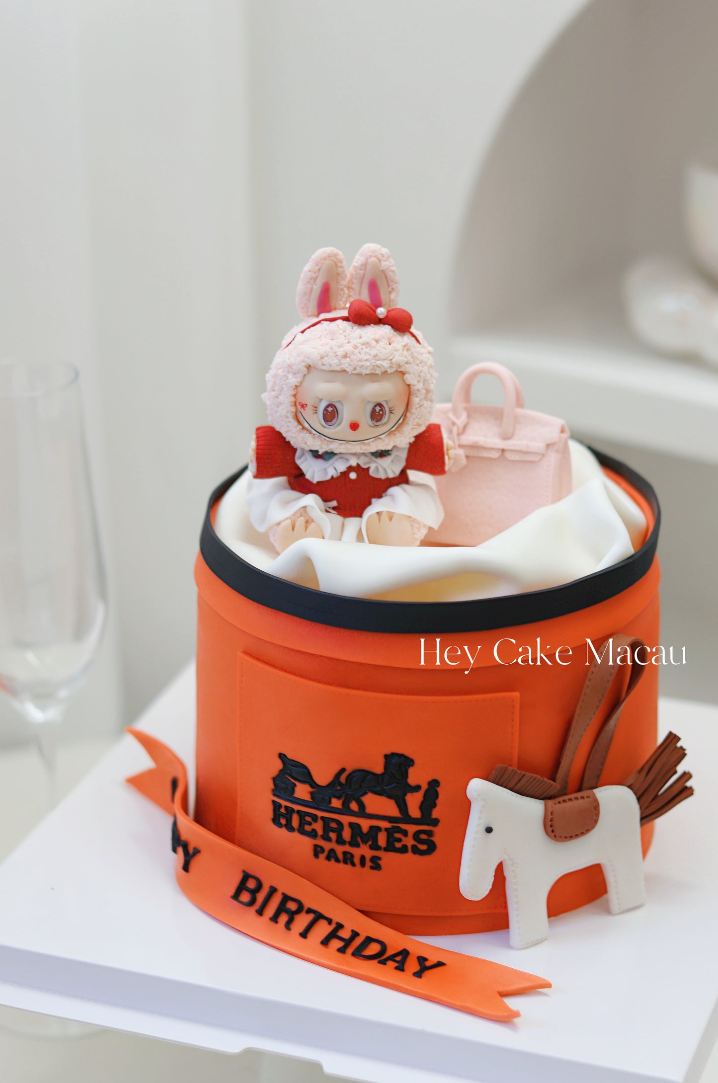 Hermes x Momoko 翻糖蛋糕