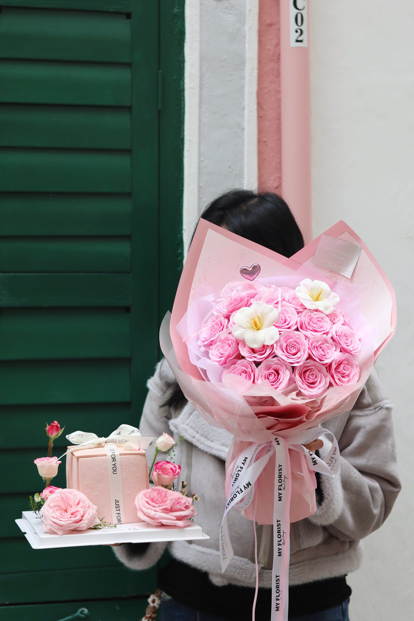 禮物盒鮮花蛋糕