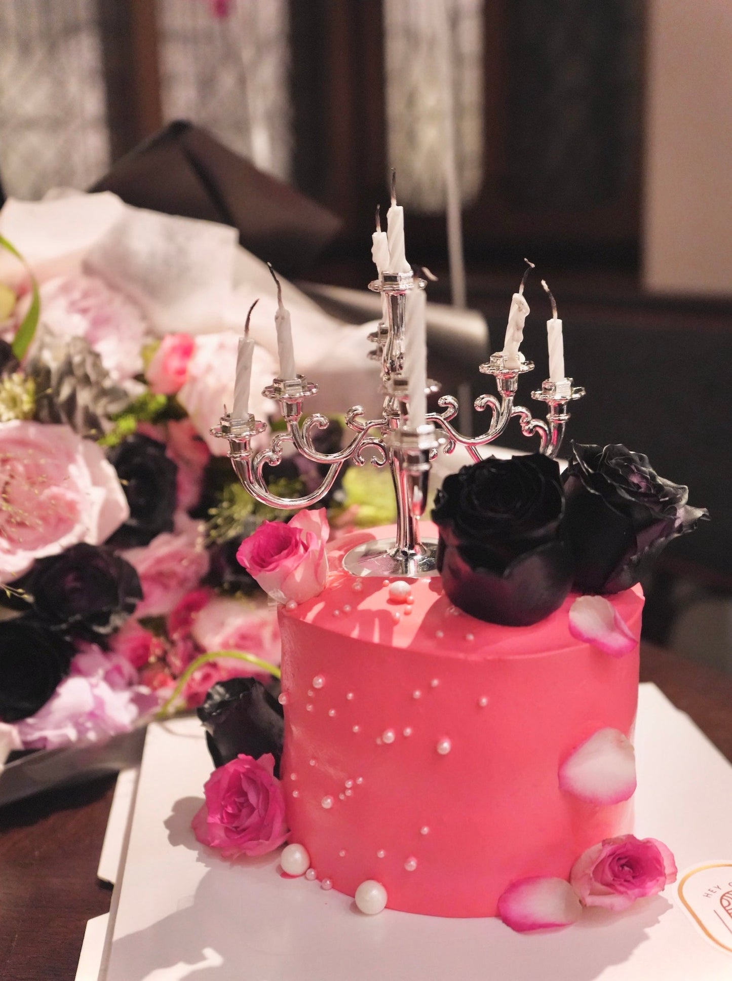 blackpink 鮮花蛋糕