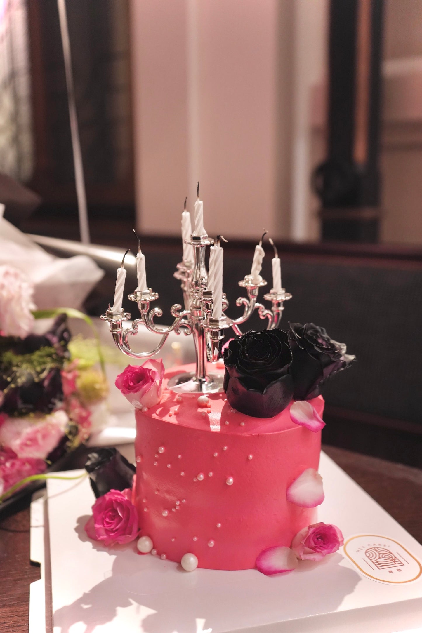 blackpink 鮮花蛋糕