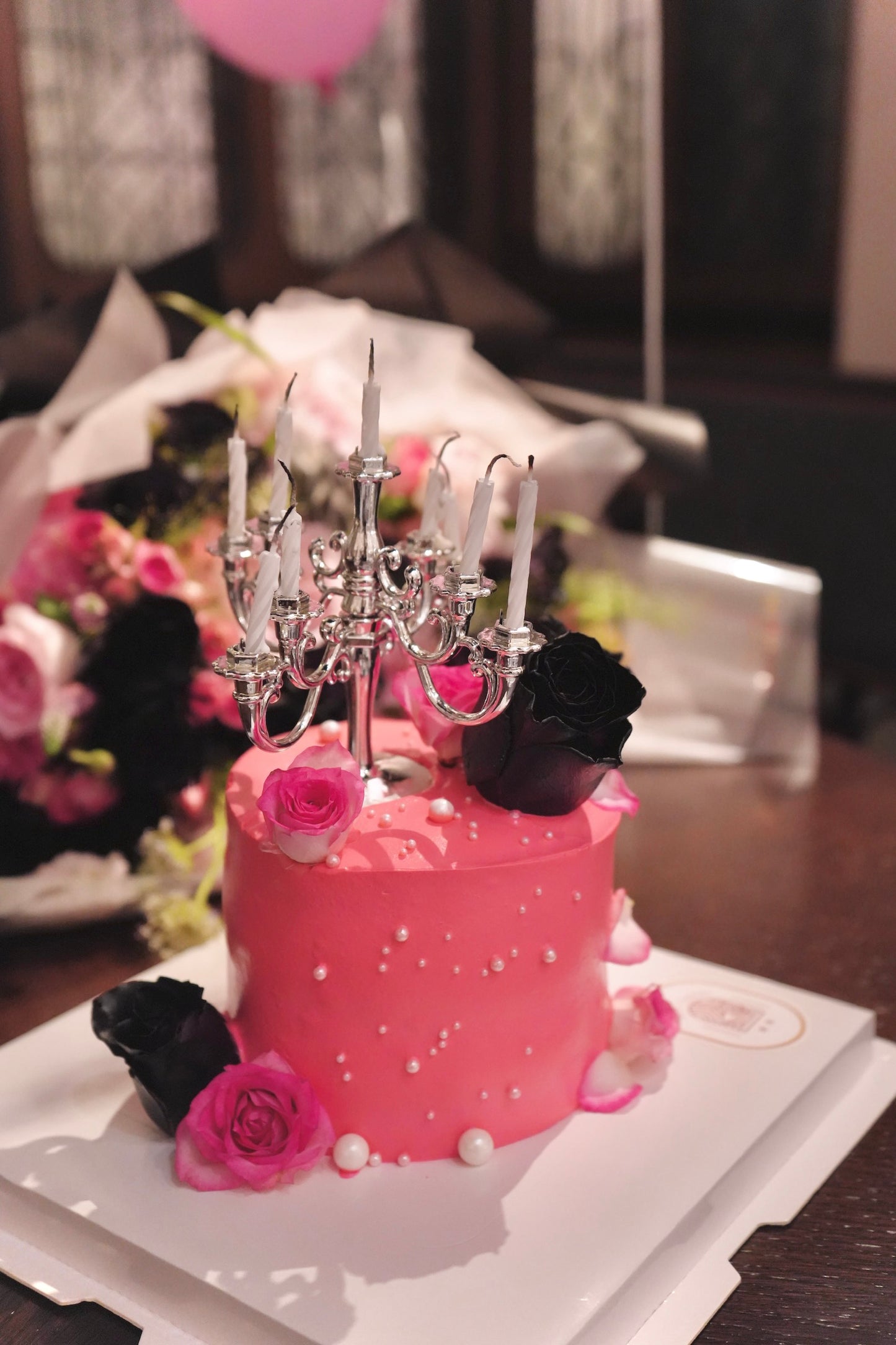 blackpink 鮮花蛋糕