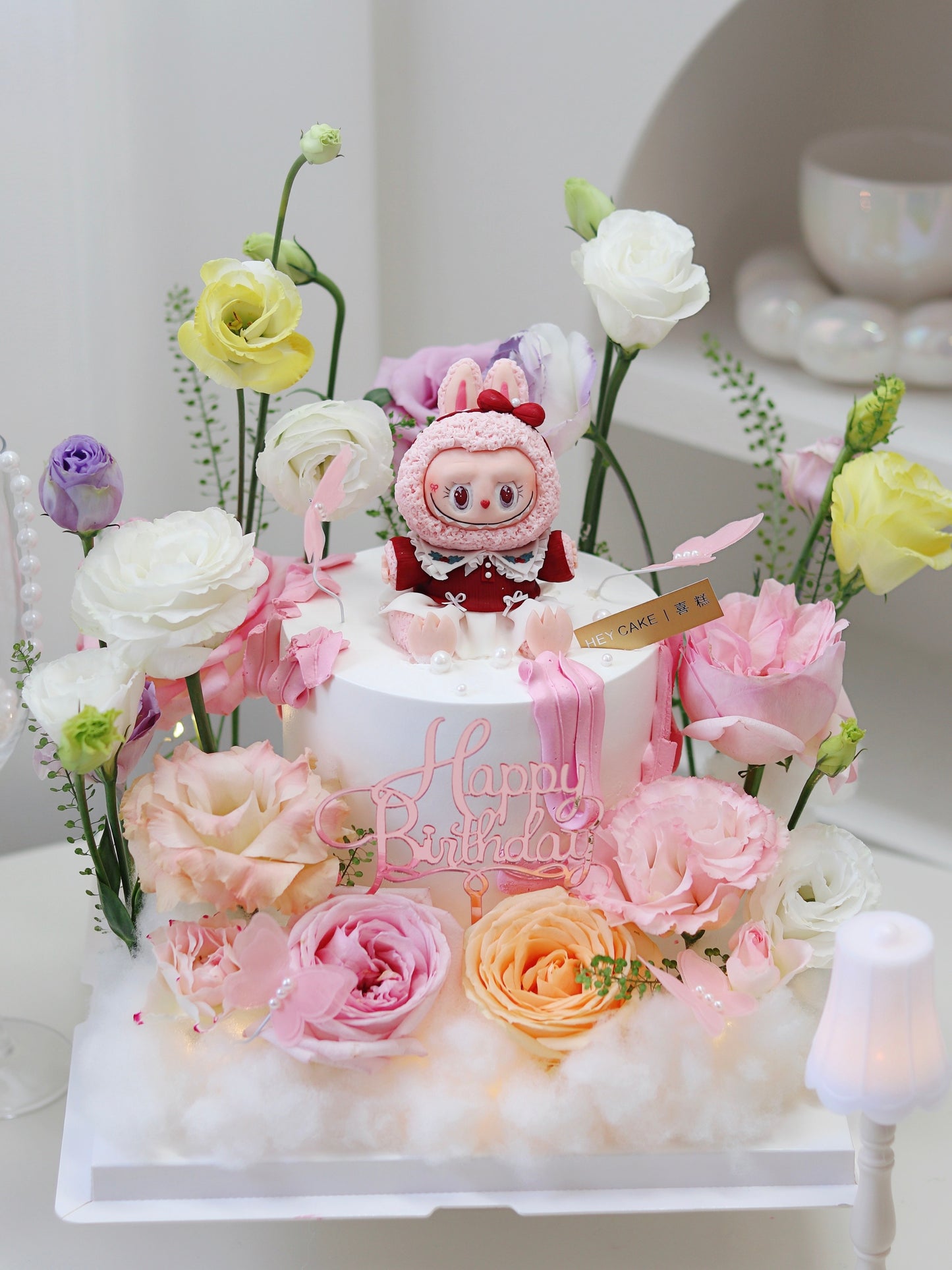 翻糖Momoko 鮮花花園蛋糕