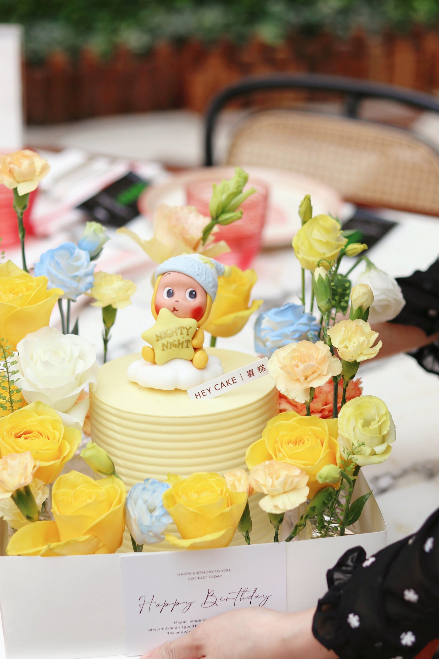 翻糖Twinkle Twinkle 鮮花花園蛋糕