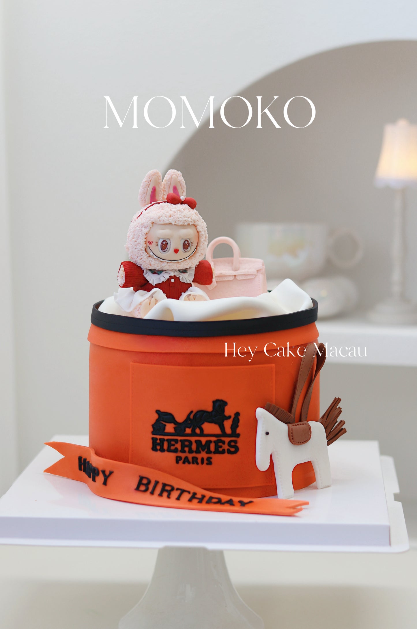 Hermes x Momoko 翻糖蛋糕