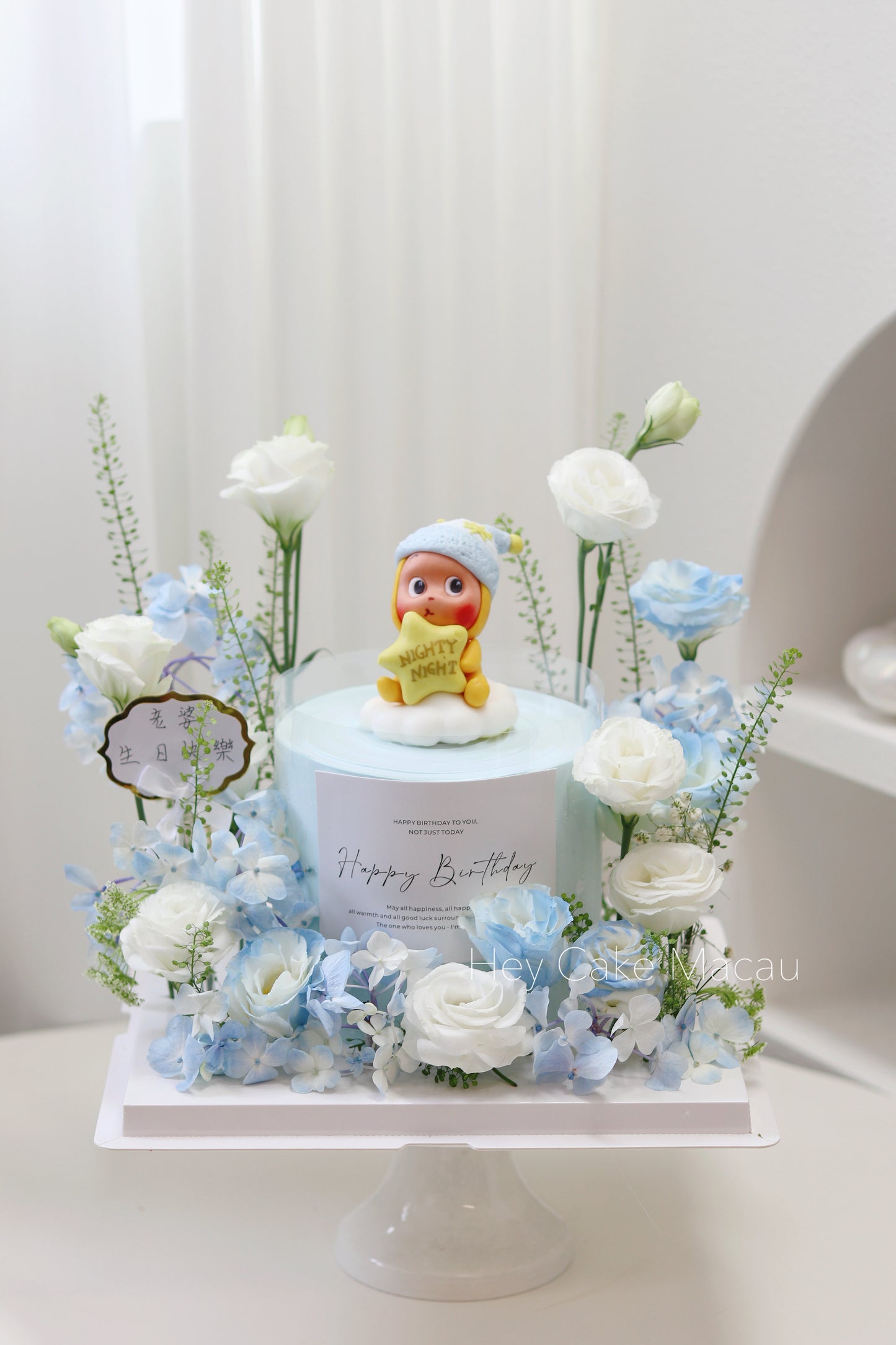 翻糖Twinkle Twinkle 鮮花花園蛋糕