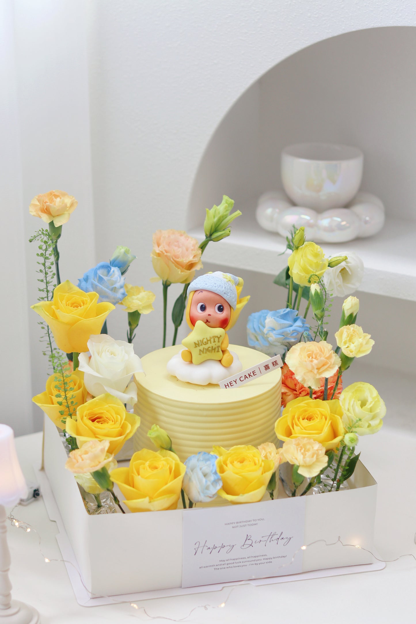 翻糖Twinkle Twinkle 鮮花花園蛋糕