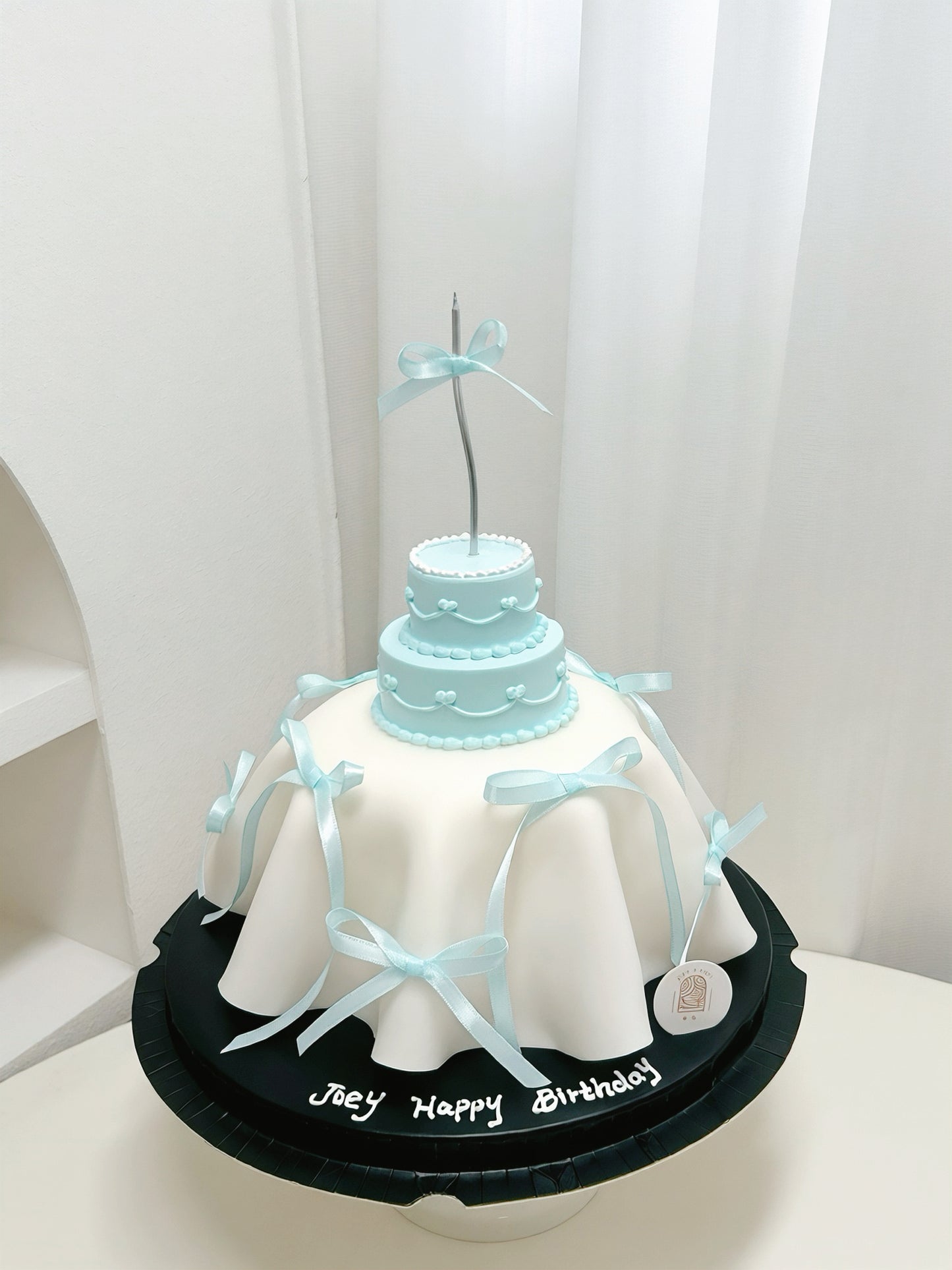 Tiffany色桌布蛋糕